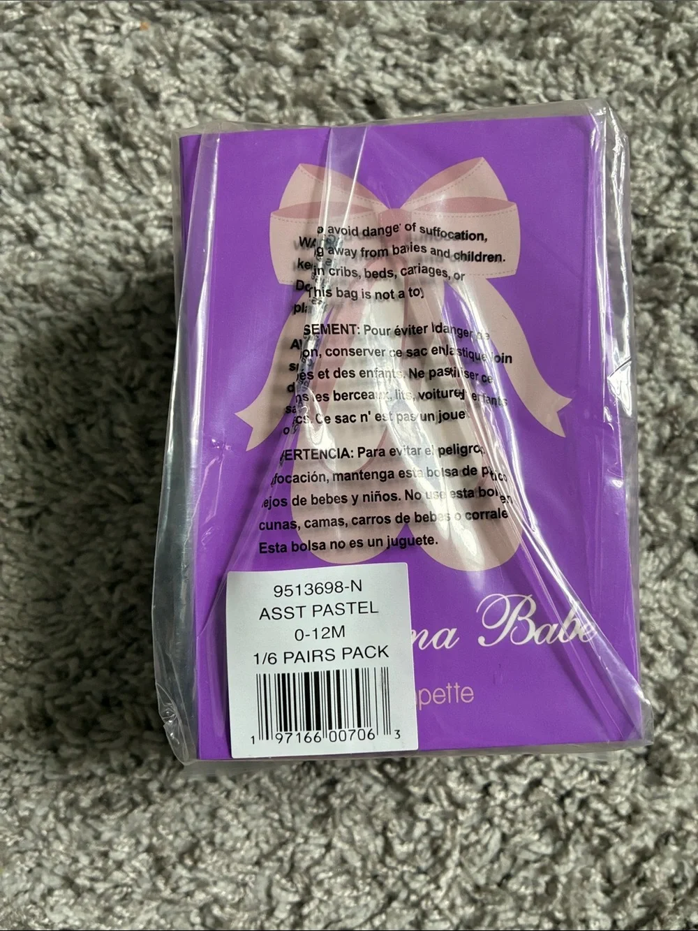 Trumpette Baby Socks 6-Pack - Assorted Pastel Colors
